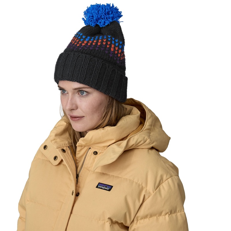 Patagonia Snowbelle Beanie Allen Hummingbird: Beeswax Tan / ALBT OSFM