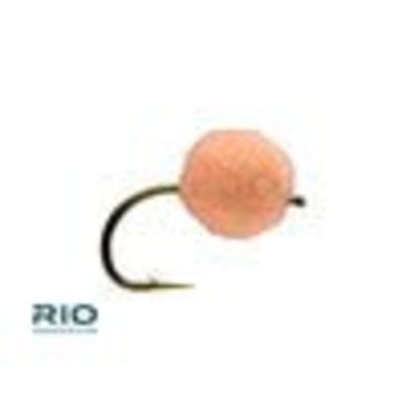 RIO Flies Glow Yarn Egg (12 Pack) 6 Peach