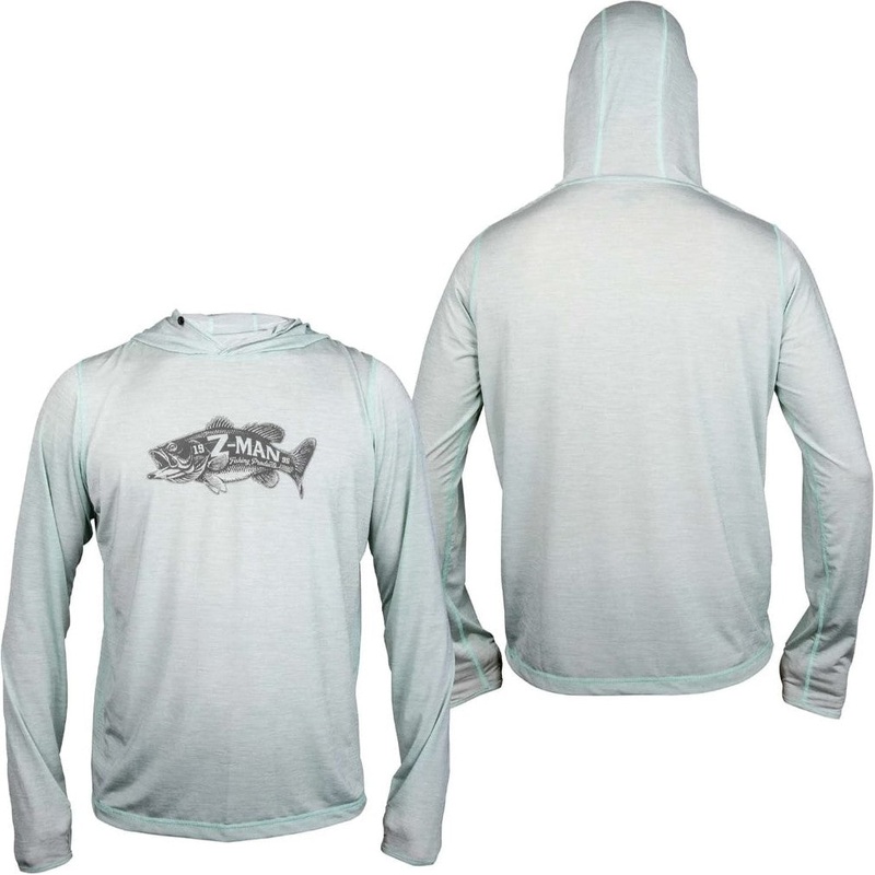 Z-Man Bad AZZ Bass Tech HoodieZ Green Heather Small
