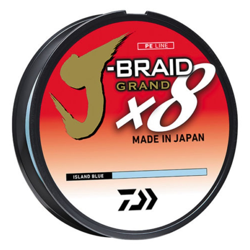 Daiwa J-Braid Grand x8 Island Blue Braided Line 6 pound 150 yards