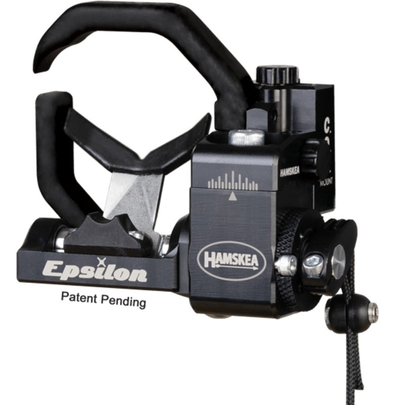 Hamskea Epsilon Arrow Rest w/ C.O.R. Riser Interface Bracket RH