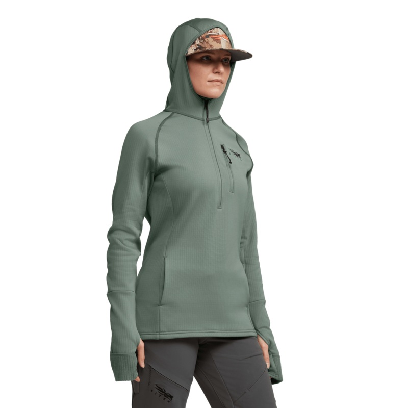 Sitka W’s Fanatic Hoody – Solid Colors Slate Green S