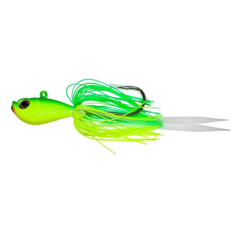 Tsunami Silicone Skirt Jigs Chartreuse Size: 1 oz