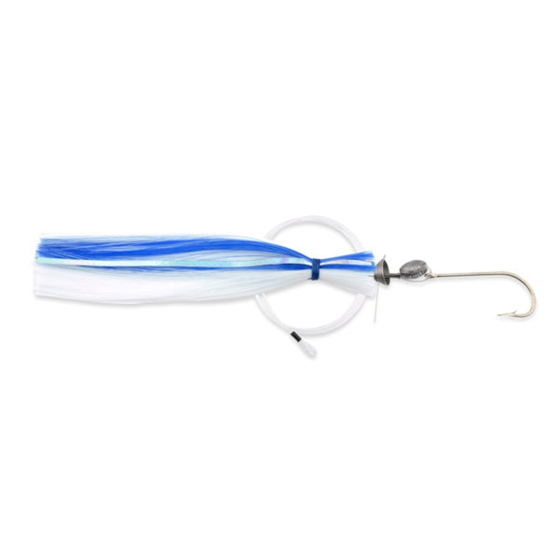 American Fishing Wire Billy Baits, Billy Witch Rigged & Ready White & Blue