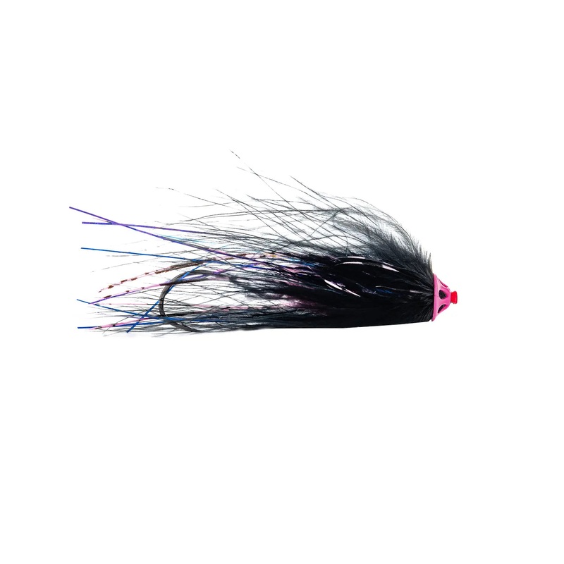 Aqua Flies Stu’s Metal Head Tube – Black / Pink (3-Pack) Black / Pink