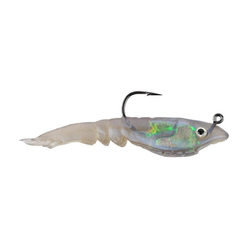 Berkley PowerBait Saltwater Rattle Shrimp Natural 3″ 3pk