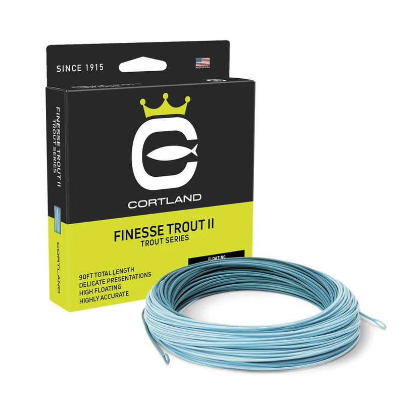 Cortland Finesse Trout II WF2F Heron /Light Blue