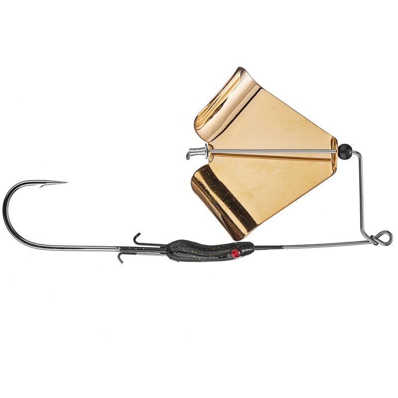 Crock-O-Gator X-Bite Buzzbait 3/8 oz Black Black Blade