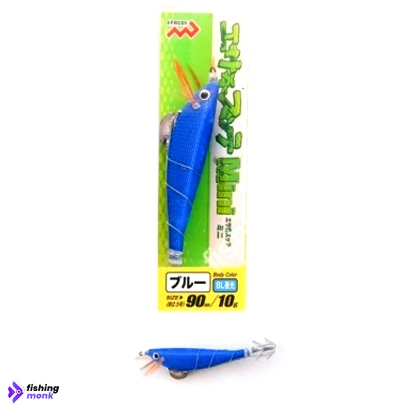 Marushin Esa Maki Sutte Mini Hard Fishing Lure | 90mm | 10g Blue