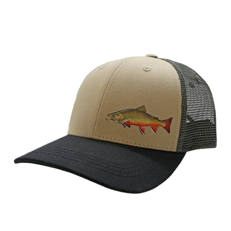 Rep Your Water – Tailout Series Hat: Brown Brown/Green/Tan