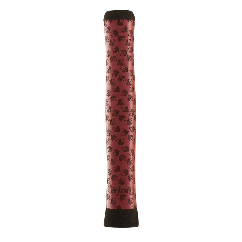 Winn Full Well Fly Grip 7″ Black & Chartreuse Overwrap
