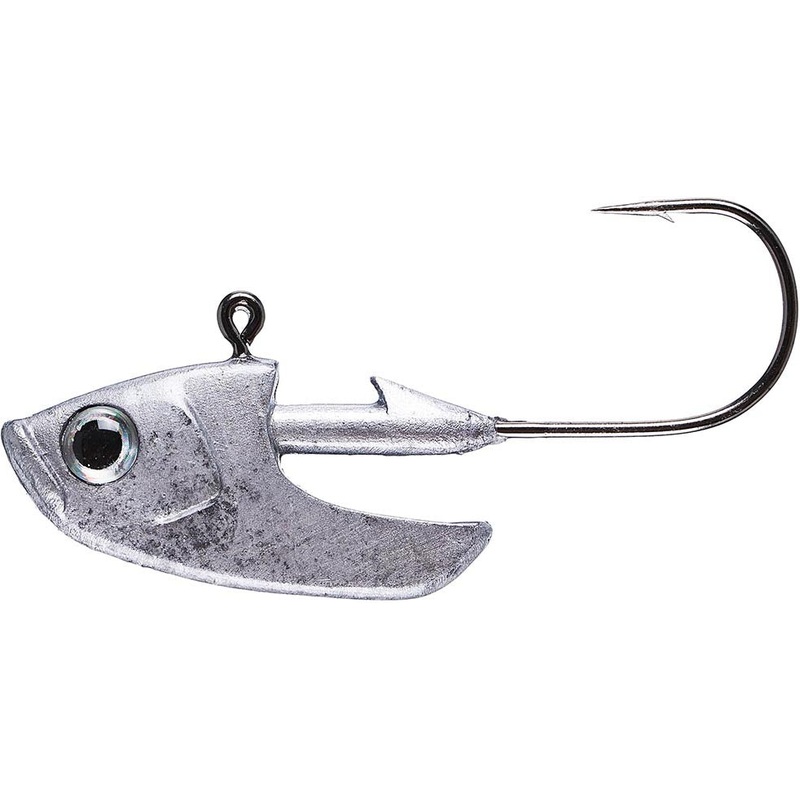 Basstrix LiveTrix Head Swimbait Jighead – 2 Pack Nude 1/4 oz  – 2/0