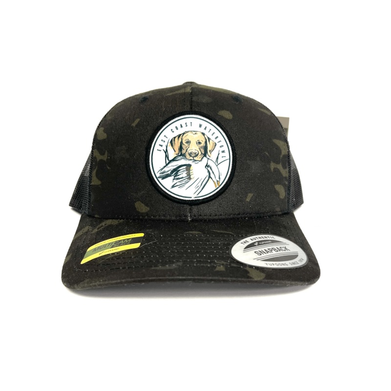 Chocolate Lab Circle Patch Multicam