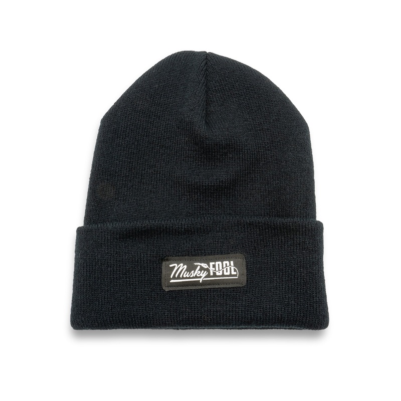 Musky Fool Logo Beanie Light Grey