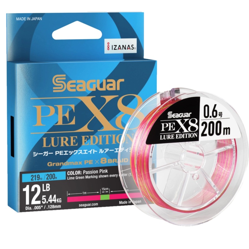 Seaguar JDM PEX8 Micro Braid 219YD 12 LBS