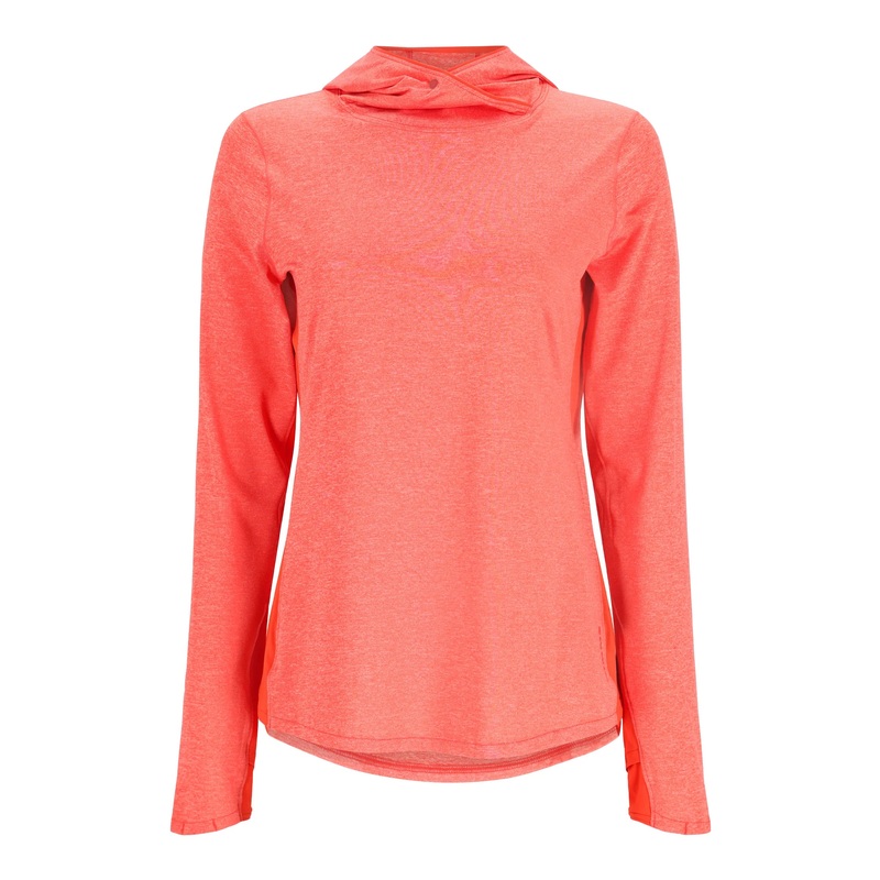 SIMMS  W’S SOLARFLEX HOODY Watermelon Heather XS