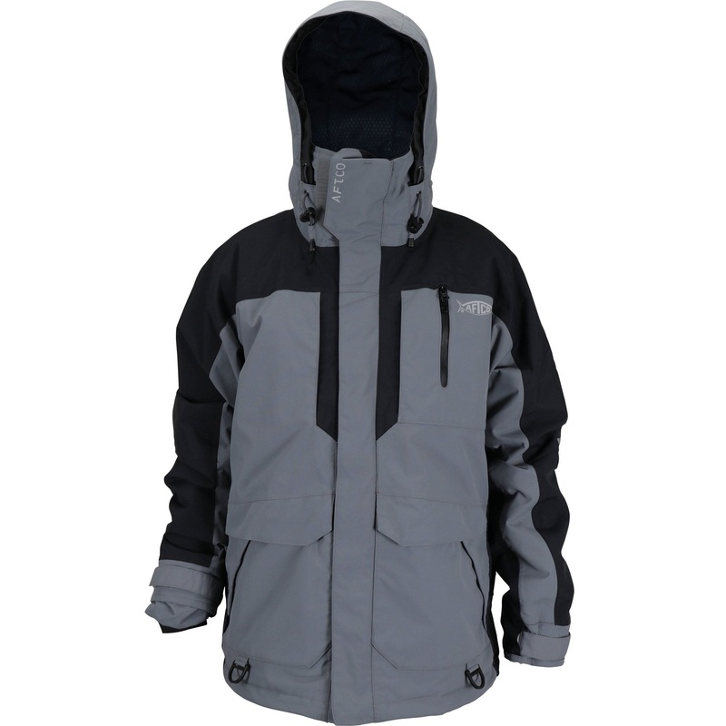 AFTCO Hydronaut Insulated Heavy-Duty Fishing Jacket Charcoal XL
