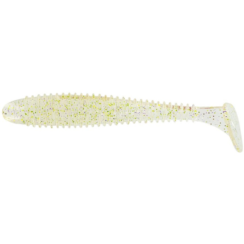 Big Bite Baits Pro Swimmer Paddle Tail Swimbait – 3.3 Inch Albino Shad 3.3 inch