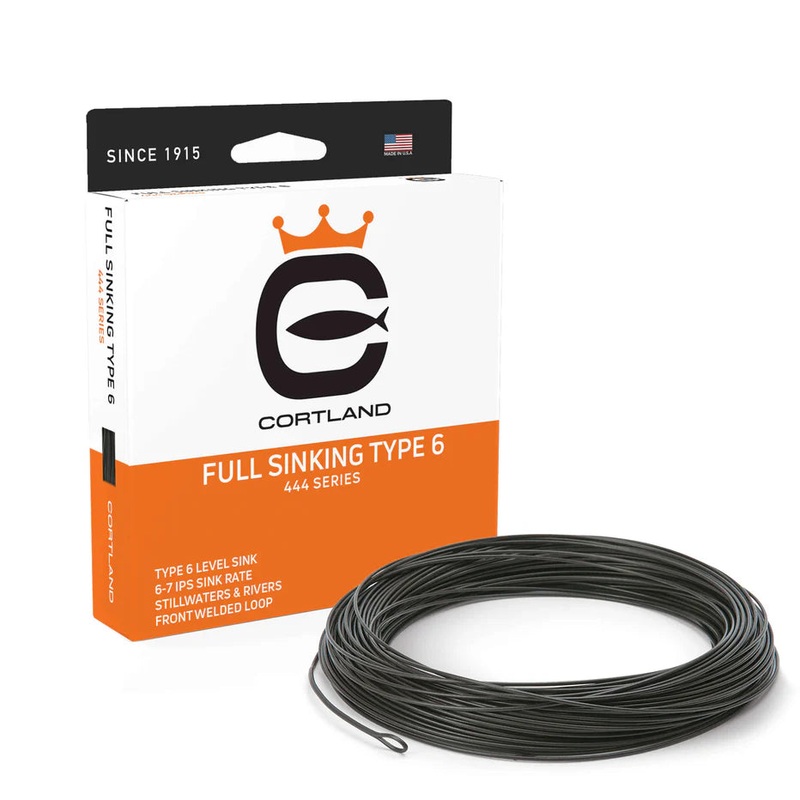 Cortland Full Sinking Type 6 WF5S Black