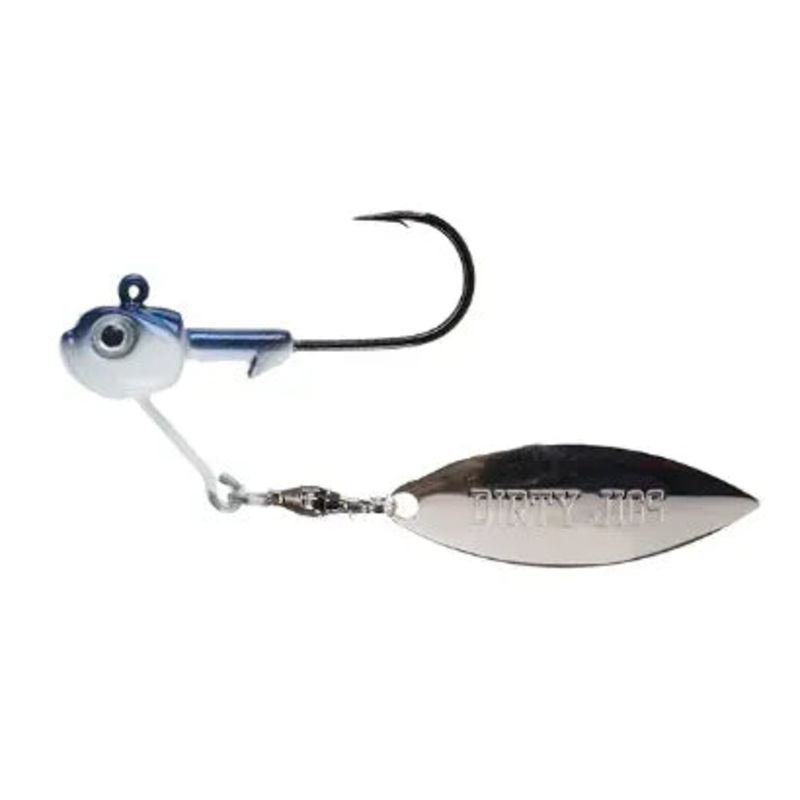 Dirty Jigs Tactical Bassin’ Underspin 3/8 oz 3/0 Blue Shad