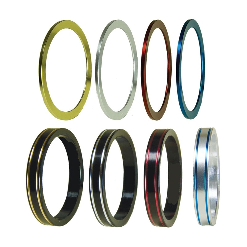 Fuji Perfect Fit Reel Seat Trim Rings 15.5mm Black & Gold