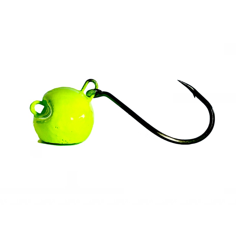 Green Chartreuse Sheepshead Jigs 1/0 (Octopus Hooks) 1/4oz