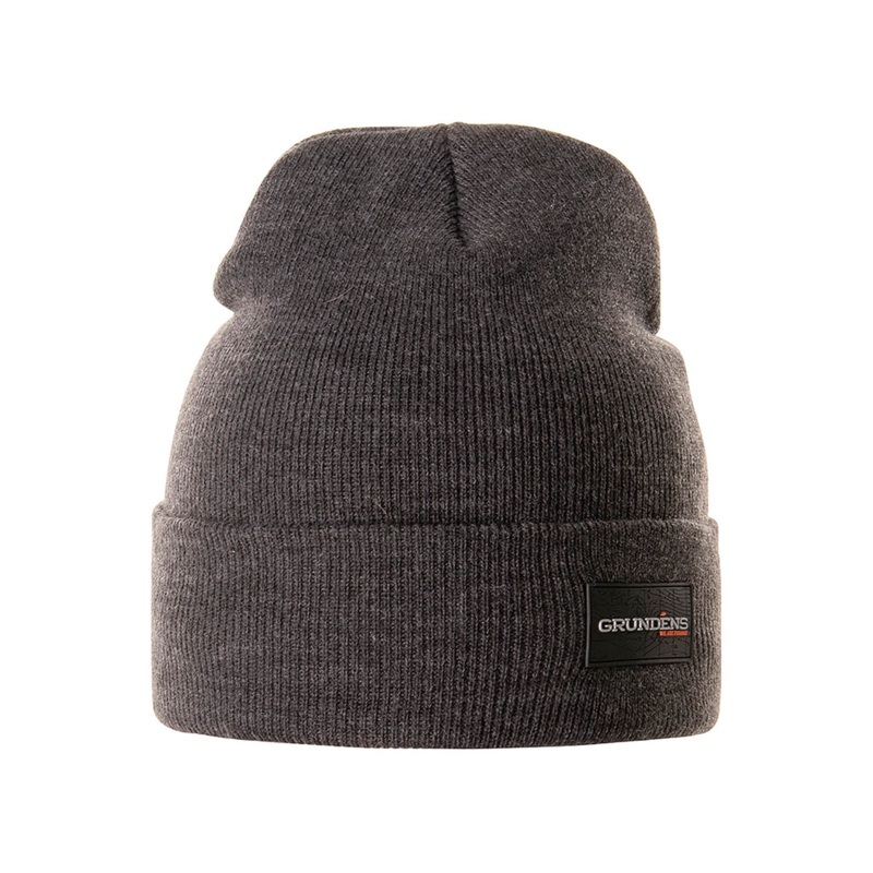 Grundens Watchhouse Logo Beanie Black Heather