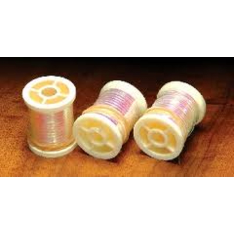 Hareline Pearlescent Flat Tinsel Spool – Pearl Narrow
