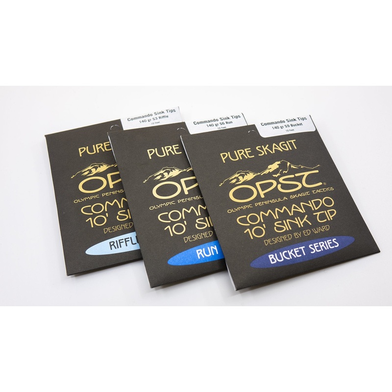 OPST Pure Skagit Commando Sink Tips 10′ 80 Grain S4 Run