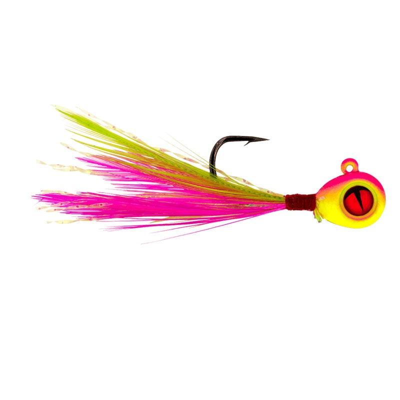 TUNGSTEN CRAPPIE KING FLY JIG 1/16OZ  #8 BUBBLEGUM
