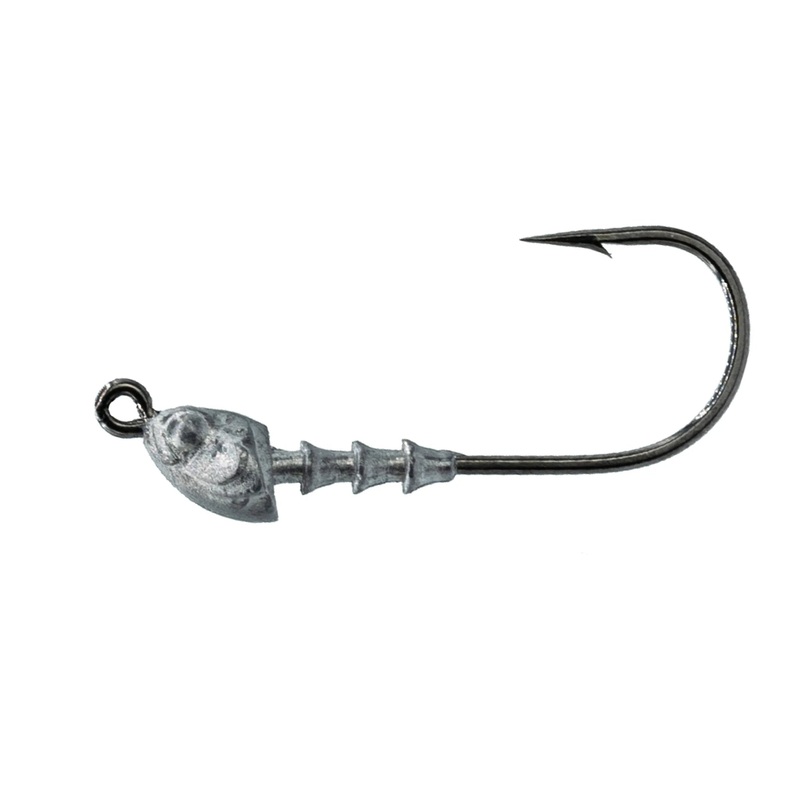 Divine Umbrella Rig Jig Heads – Raw 3/16 3/0 hook 5pk