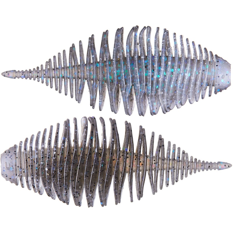 Geecrack Bellows Gill Soft Plastic Creature Bait – 2 Inch Electric Shad