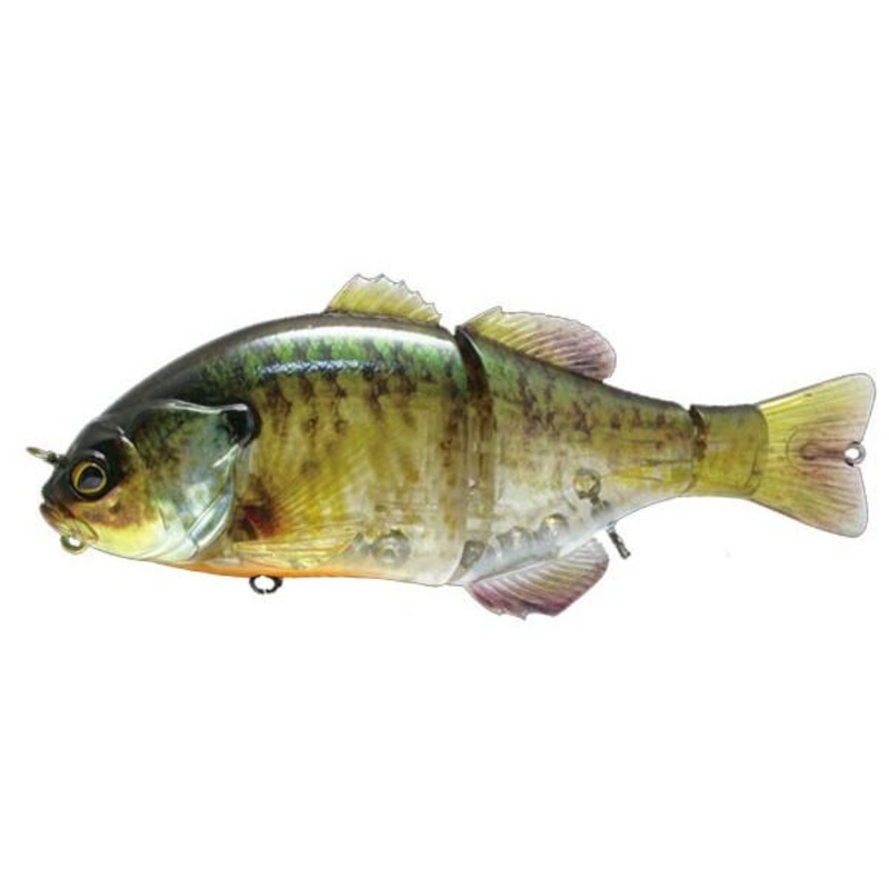 Jackall Gantarel Jr. Hard Body Swimbait Black Impact Gill