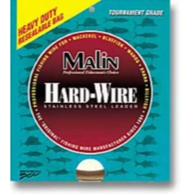 MALIN HARD-WIRE STAINLESS STEEL LEADER 1/4LB COIL COFFEE #8 / 93lb
