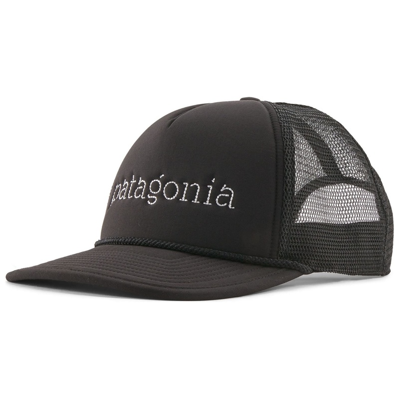 Patagonia Broadcaster Hat Strata Text: Black Strata Text: Black