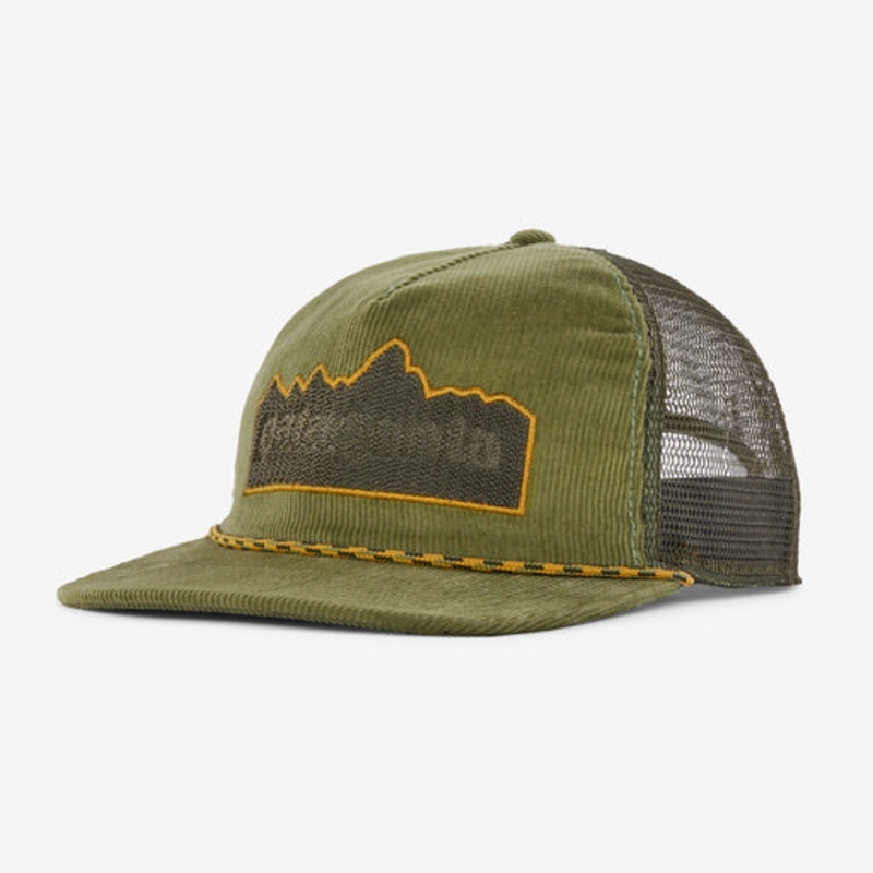 Patagonia Fly Catcher Hat Fitz Roy Trout: Tent Green