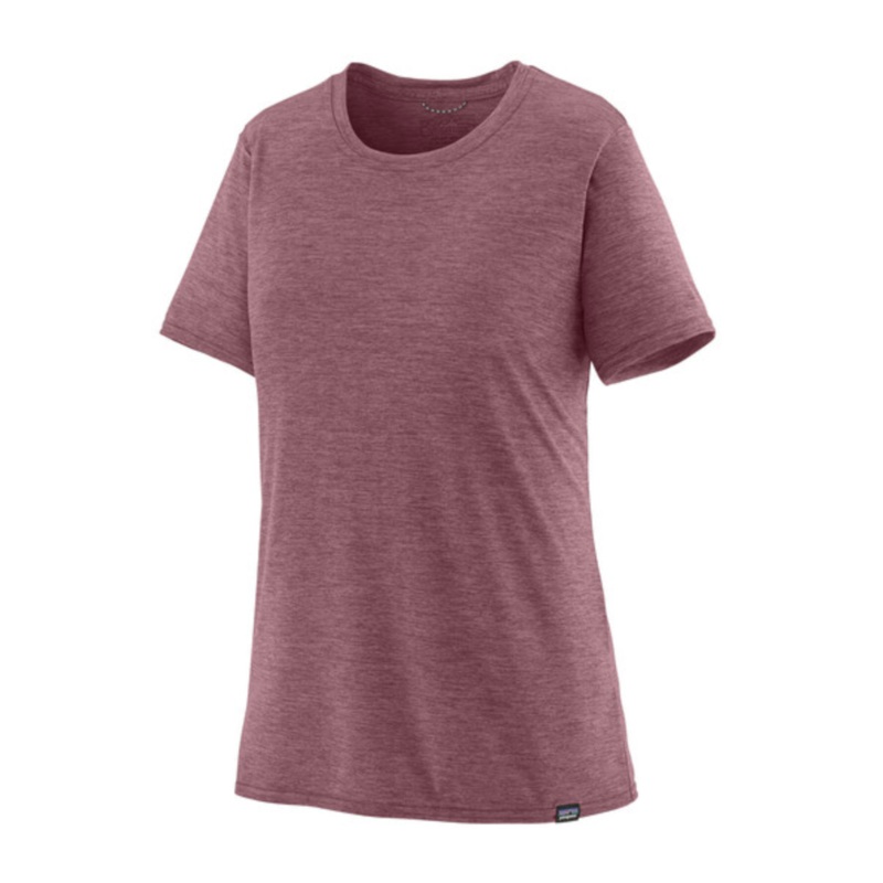Patagonia Women’s Capilene Cool Daily Shirt – Evening Mauve – Light Evening Mauve X-Dye Small