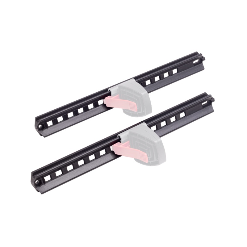 Footrail Set, 2 Rails 2 Pedals W/ Red Trigger- Through Hull and SOT