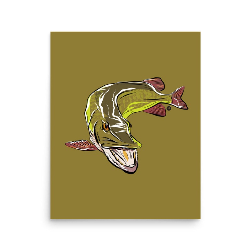 Musky Fool Mean Mama Poster