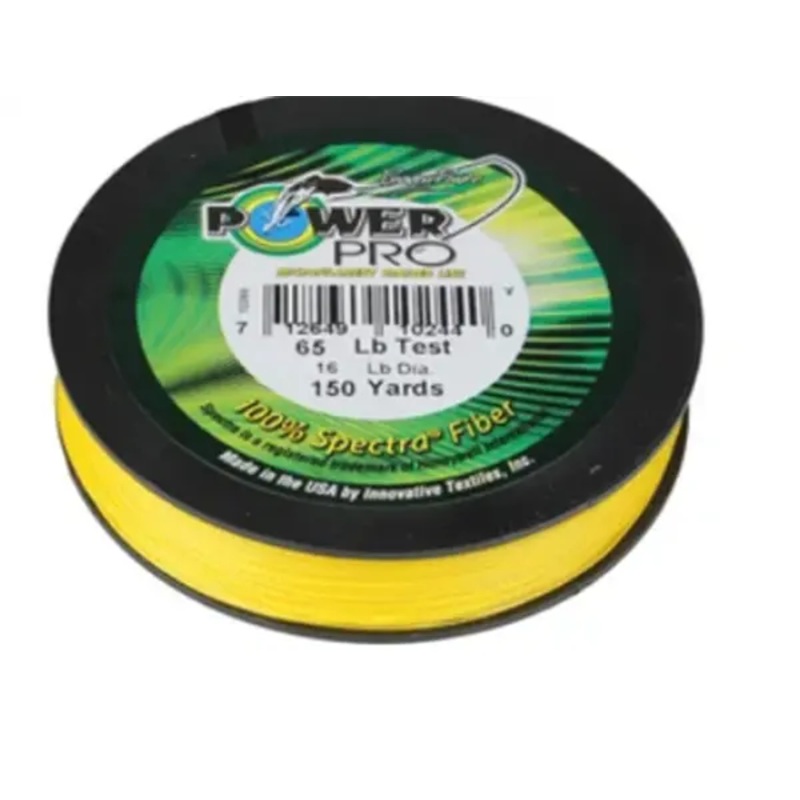 Power Pro Spectra Braided Line Yellow (150 YD) 5 lb.