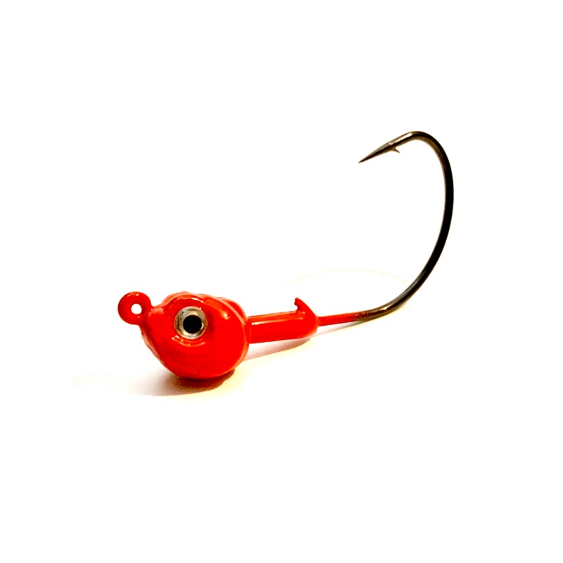 Red Kahle Hook Live Bait Jig Heads 3pk 1/8oz