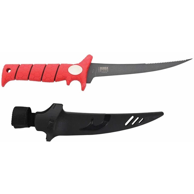 Bubba Tapered Flex Serrated Back Fillet Knife – 7 Inch Bubba Tapered Flex Serated Back Fillet Knife – 7 Inch