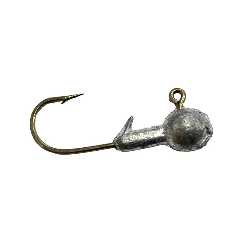 Head Hunter Round Ball Head Jig Head 1/16oz (10 Pk) Black