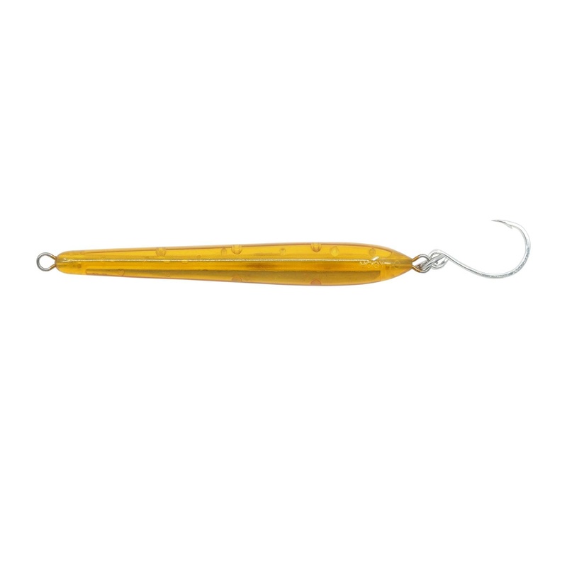 Hogy Charter Surface Eraser Long Range Lures Weight: 3/4oz – Length: 4″ Clear Amber