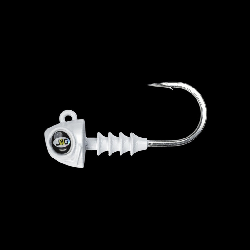 JYG Pro Fishing Swym 7″ Jig Heads 2 Stroke 1oz (2 Pack)