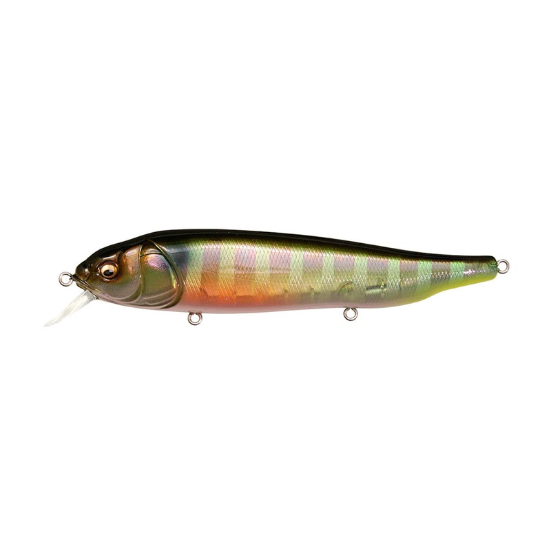 Megabass Lates Feeding Woofer 4.75in – 5/8oz – Floating DD Indicator Shiner