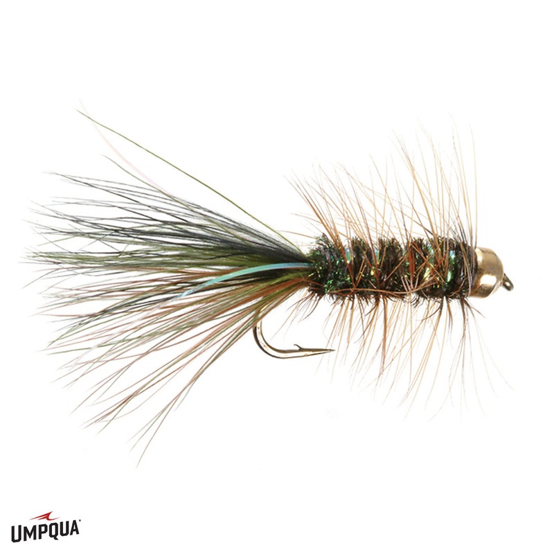 Umpqua Tungsten Thin Mint Olive/Brown/Black 12