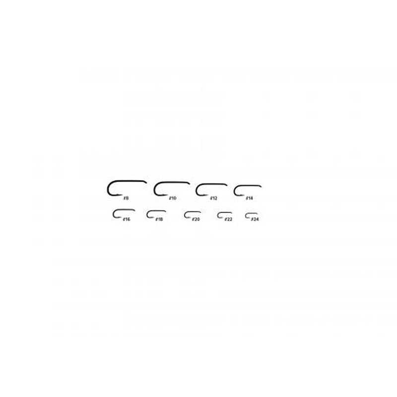 Umpqua U001 Black Hooks 8