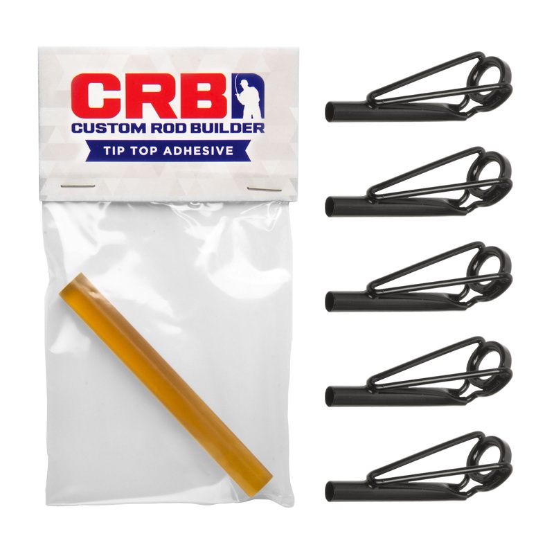 Wire Frame Boat Rod Tip Top Repair Kit Black