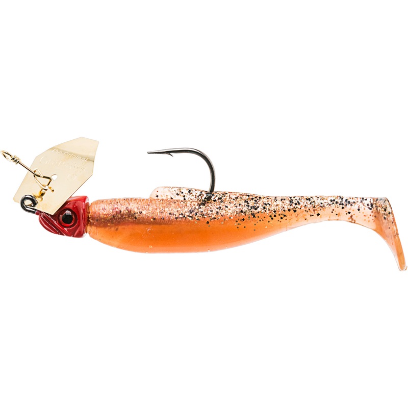 Z-Man DieZel ChatterBait Skirtless Vibrating Jighead 1/4 oz. Bad Shad/Black Blade/Black Head